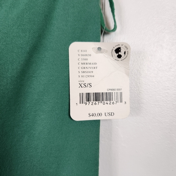 Free People Intimately Tati Tube Top Bodysuit Mermaid Green Size XS New NWT - Picture 4 of 6